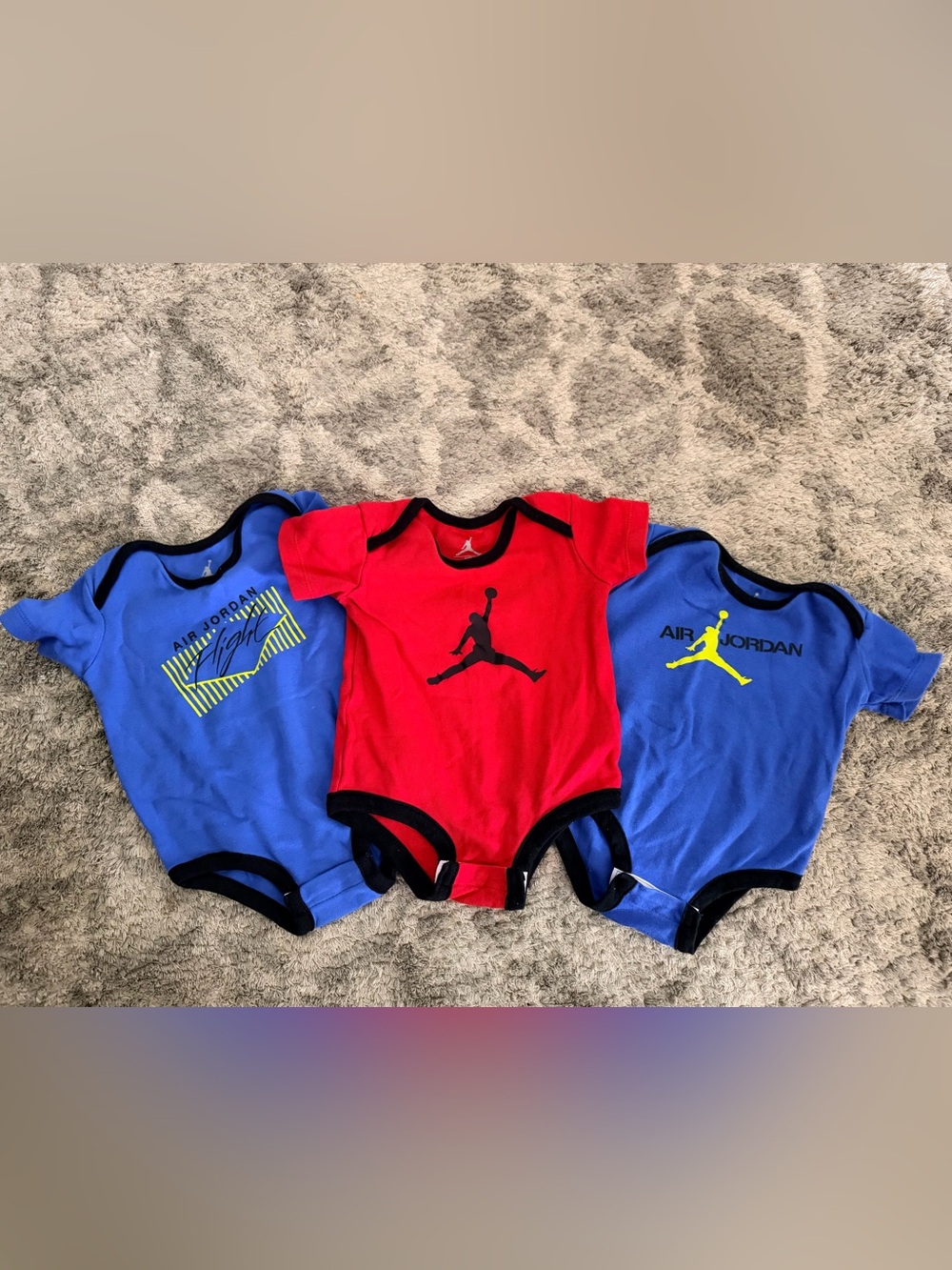 Jordan Infant Red and Blue Logo Sets
